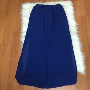 Forever21 Semi-Sheer Maxi Skirt